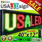 Outdoor indoor scrolling LED sign 19x70lowest price  