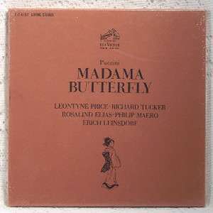   RECORD SEALED PUCCINI MADAMA BUTTERFLY RCA VICTOR RED SEAL LSC 6160
