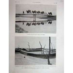    1930 French Print Bosshard Deserts Turkestan China