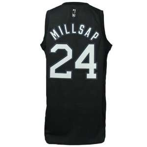 Utah Jazz Paul Millsap #24 Rhythm Swingman Jersey (Black)  