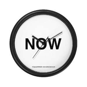  NOW Clock Funny Wall Clock by 