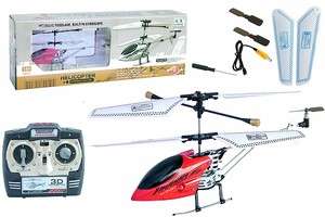   Metallic Fuselage 3 Ch Remote Control Helicopter with Built in GYRO