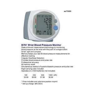 B791    Wrist Blood Pressure Monitor, Pulse Rate / Heart 