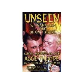  Unseen Aggie Ft Collins Colorado 2005 Concert Poster