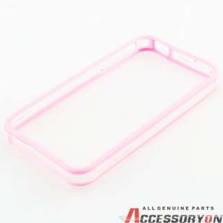 GRIFFIN pink Bumper Frame backless case for iphone 4  