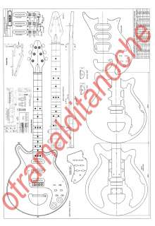   RED SPECIAL GUITAR PLANS FOR MAKE RARE YOUR OWN REPLIC REAL FULL SIZE