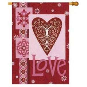  Valentine Flag Love Hearts