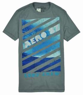 Aeropostale mens graphic SURF CREW t shirt  