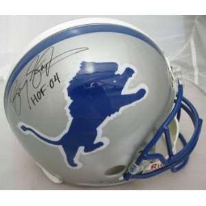 Barry Sanders Signed Helmet   Pro   Autographed NFL Helmets  
