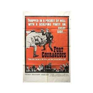  Fort Courageous Original Movie Poster, 27 x 41 (1965 