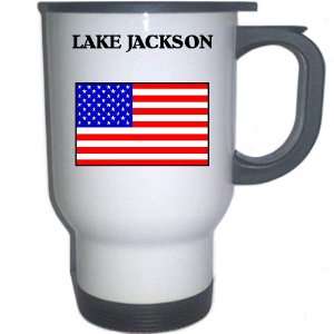  US Flag   Lake Jackson, Texas (TX) White Stainless Steel 