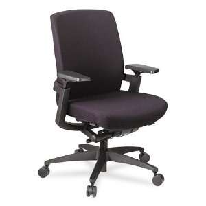  HON  F3 Series Synchro Tilt Work Chair, Black Upholstery 