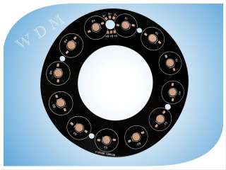   Aluminum HeatSink plate base ring form MCPCB 3series 3paralle  