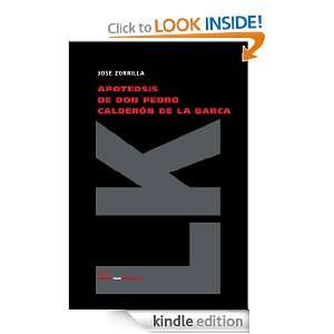 Apoteosis de don Pedro Calderón de la Barca (Teatro) (Spanish Edition 