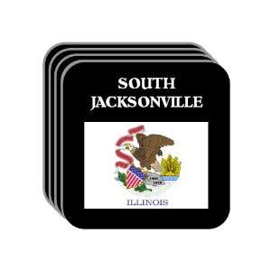  US State Flag   SOUTH JACKSONVILLE, Illinois (IL) Set of 4 