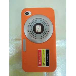  Luck Case Orange Soft Silicone Camera Style Case / Skin 
