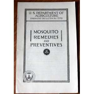 com Mosquito Remedies and Preventives (U.S. Department of Agriculture 