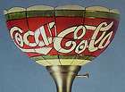retired stained glass tiffany coca cola floor lamp 