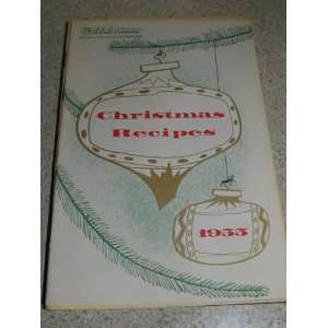 Christmas Recipes 1955