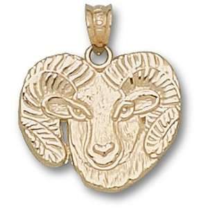  Colorado State University Detailed Ram Pendant (Gold 