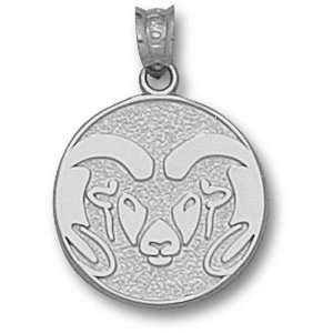  Colorado State University Graphic Ram 5/8 Pendant (Silver 