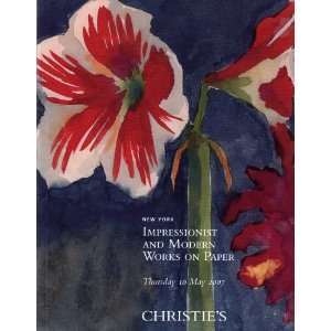 Impressionists and Modern Works on Paper Christies, New York, 10 May 