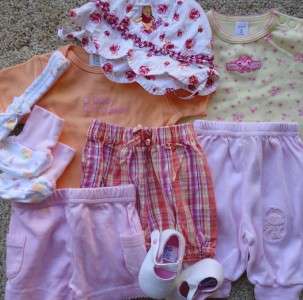 50+ Pc 0 3 M BABY GIRLS LOT SPRING SUMMER Clothes OUTFITS Mixed Items 