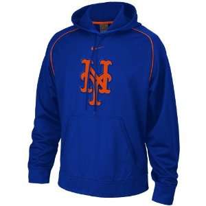    Nike New York Mets Royal Blue Poly Fleece Hoody