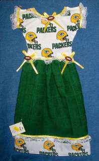 NEW Green Bay Packers Kitchen Oven Door Dress Towel 124  