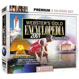  Websters Gold Encyclopedia 2001 (Jewel Case) Software