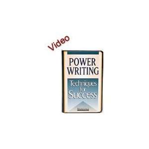   Power Writing ; Techniques for Success Career Education Movies & TV