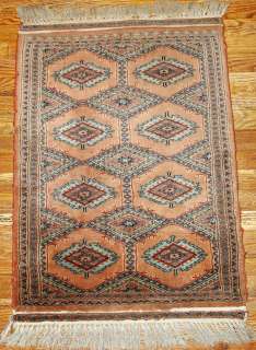 Hand made antique Uzbek Bukhara rug 2 x 2.10 1920  