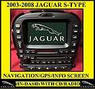 2003  2008 JAGUAR S TYPE OEM NAVIGATION GPS SCREEN (IN DASH) & CD 