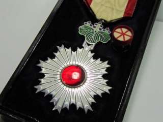 WW2 JAPANESE ORDER OF THE RISING SUN WAR MEDAL 6TH CLASS ARMY NAVY 