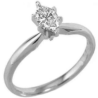CARAT WOMENS SOLITAIRE MARQUISE CUT SHAPE DIAMOND PROMISE RING 