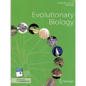 Evolutionary Biology (Volume 36, Number 1, March 2009) Benedikt 