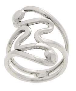 Sterling Silver Modern design Ring  