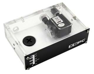 XSPC X20 200 Acrylic Pump / Reservoir Combo   Short Profile   Black 