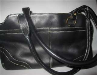 For sale is a fabulous, Etienne Aigner, black leather purse with 