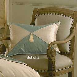   Loire 16x20 inch Silk Decorative Pillows (Set of 2)  