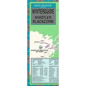 Whistler & Blackcomb Winterguide Map (Laminated) (9780969758006) Maps 