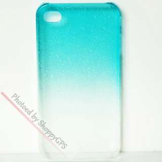 LIGHT BLUE Water Drop Hard Plastic CASE COVER IPHONE4  