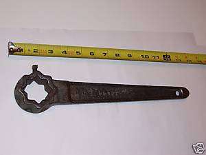 antique wrench antique tool farm wrench wkm acf c old  