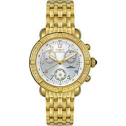 Invicta Angel Womens Goldtone Chronograph Diamond Watch   