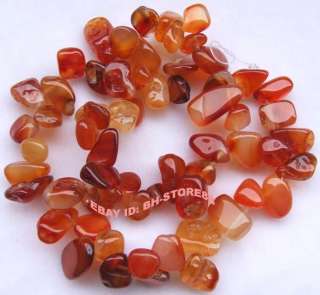 16mm Natural Red Agate Freeform Beads 14.5