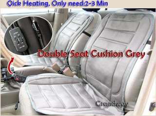 2x Car Heated Seat Cushion Hot Cover 12V Heat Heating Warmer Pad 