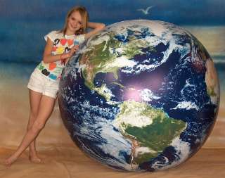 72 Inflatable ASTRONAUT VIEW Earth Globe   Beach Ball  