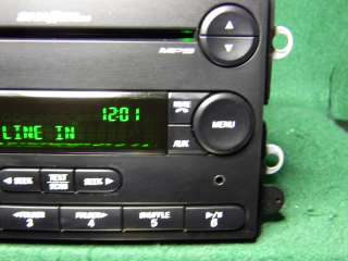 07 Ford Mustang Shaker 500  CD Radio 6 CD changer Ipod AUX Sat Line 
