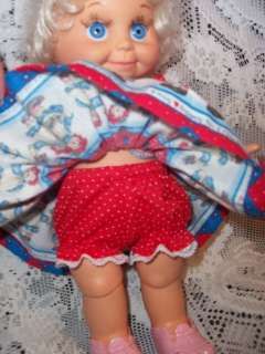 Doll Clothes for 14 BABY FACE Raggedy Ann Dress Set  