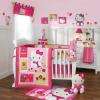 Hello Kitty Garden 6 Piece Baby Crib Bedding Set with Bumper by Lambs 
